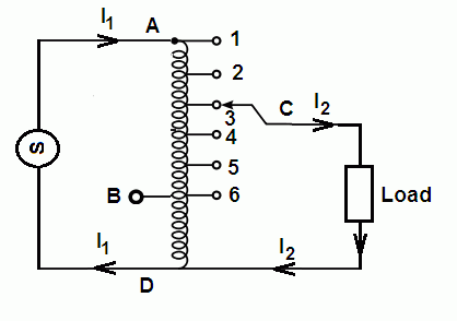 مدار الکتریکی Autotransformer