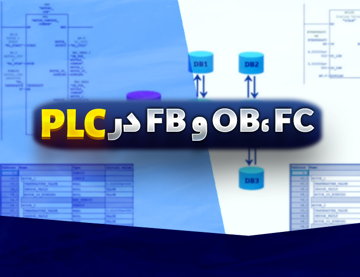 آموزش OB، FC و FB در PLC