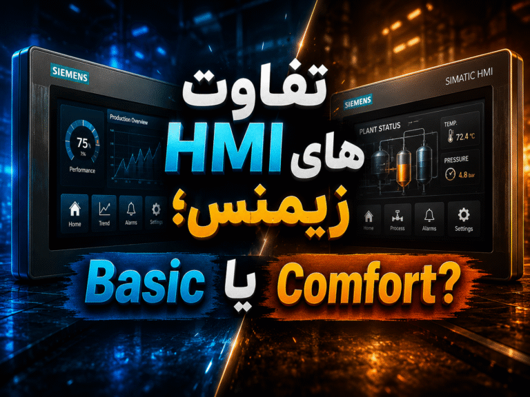تفاوت HMIهای زیمنس؛ Basic یا Comfort؟