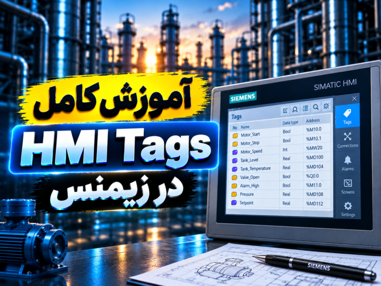 ‫آموزش کامل HMI Tags در زیمنس